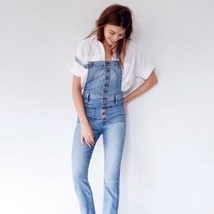 Madewell Bayfront Crop Overalls - sz small